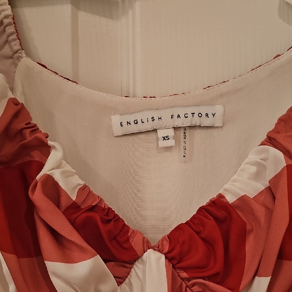 Red and White Gingham Dress - Picture 2 of 6